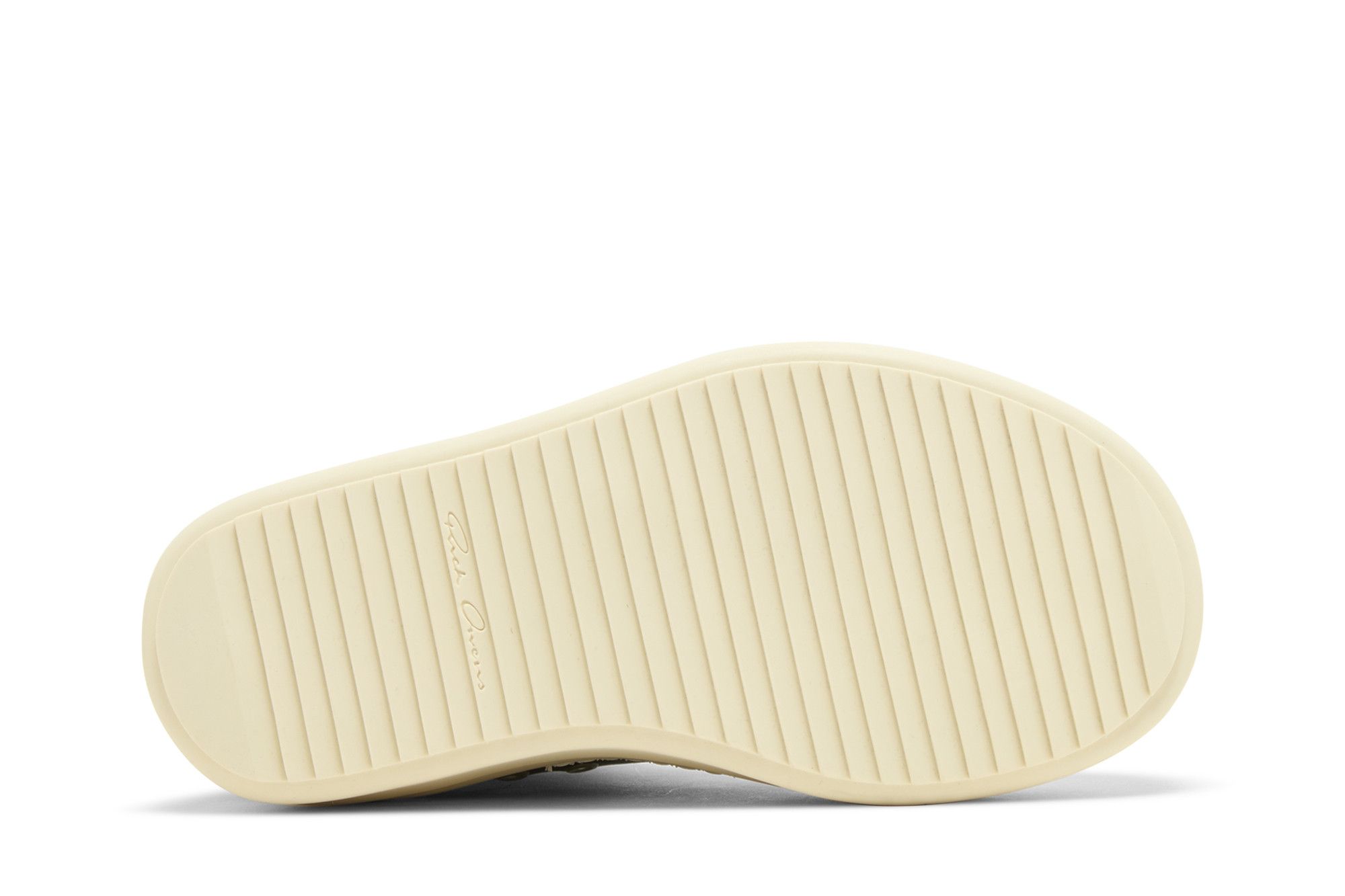 Shop (W) Rick Owens Luxor Runway Mega Bumper Tinggi 'Black Milk' RO02C1859-LOO-911