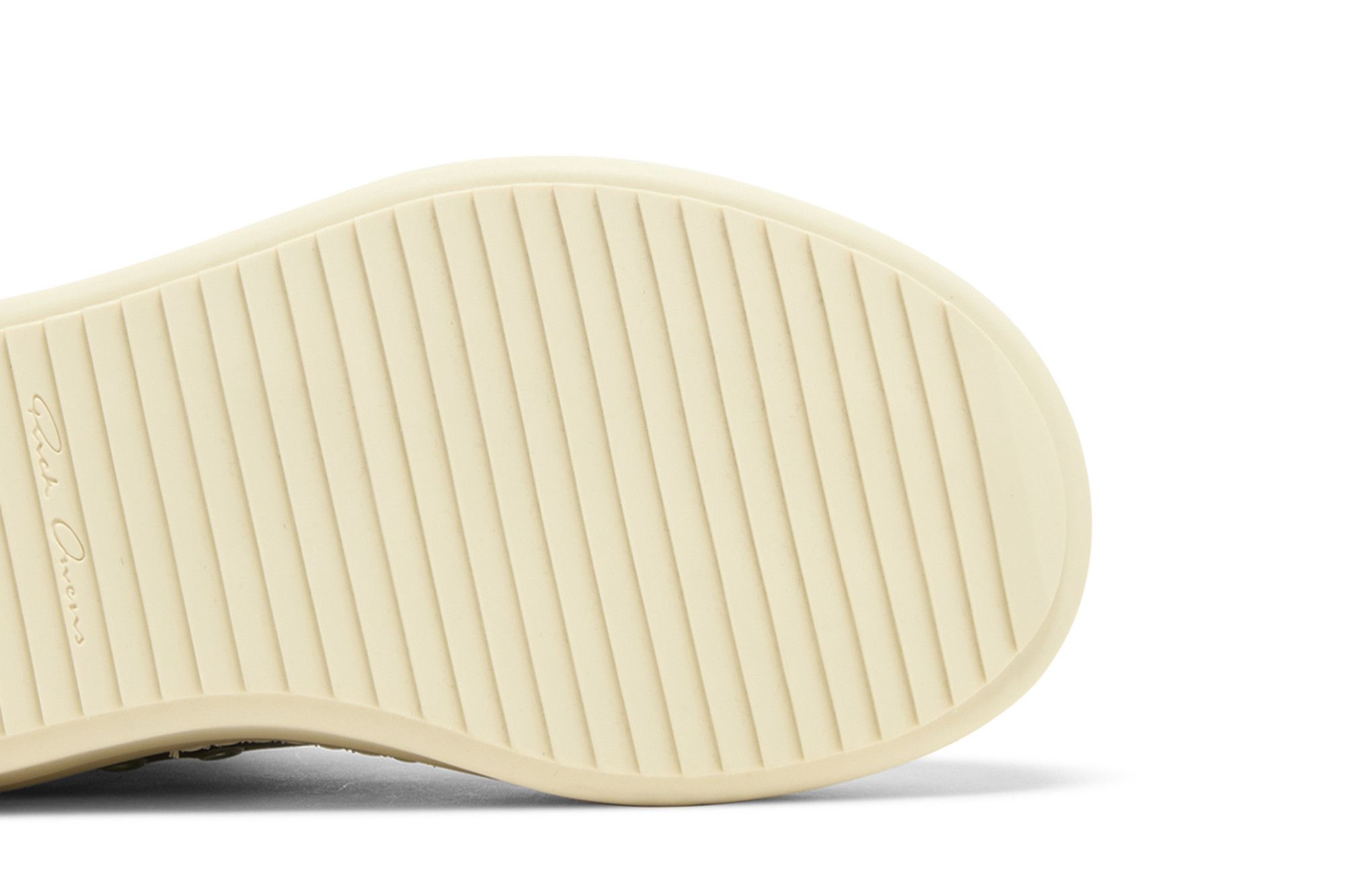 Purchase (W) Rick Owens Luxor Runway Mega Bumper Tinggi 'Black Milk' RO02C1859-LOO-911