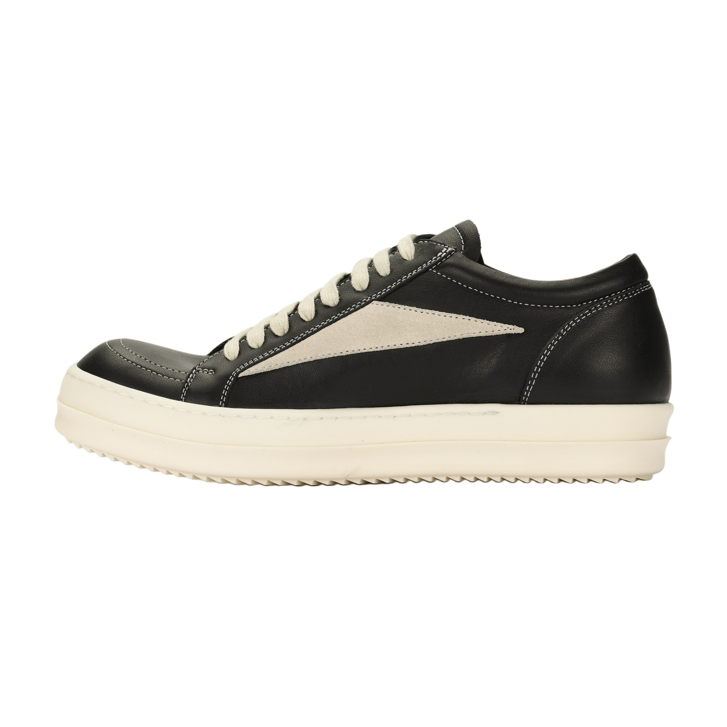 (Women) Rick Owens Luxor Vintage Low 'Black Milk' RP02C1888-LCGLVS-911