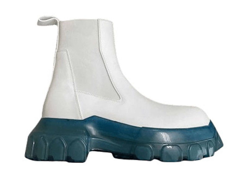 Buy (W) Rick Owens Mega Bozo Tractor Beetle 'Putih Kapur Biru Transparan' RP20F2884-LBO60-11060