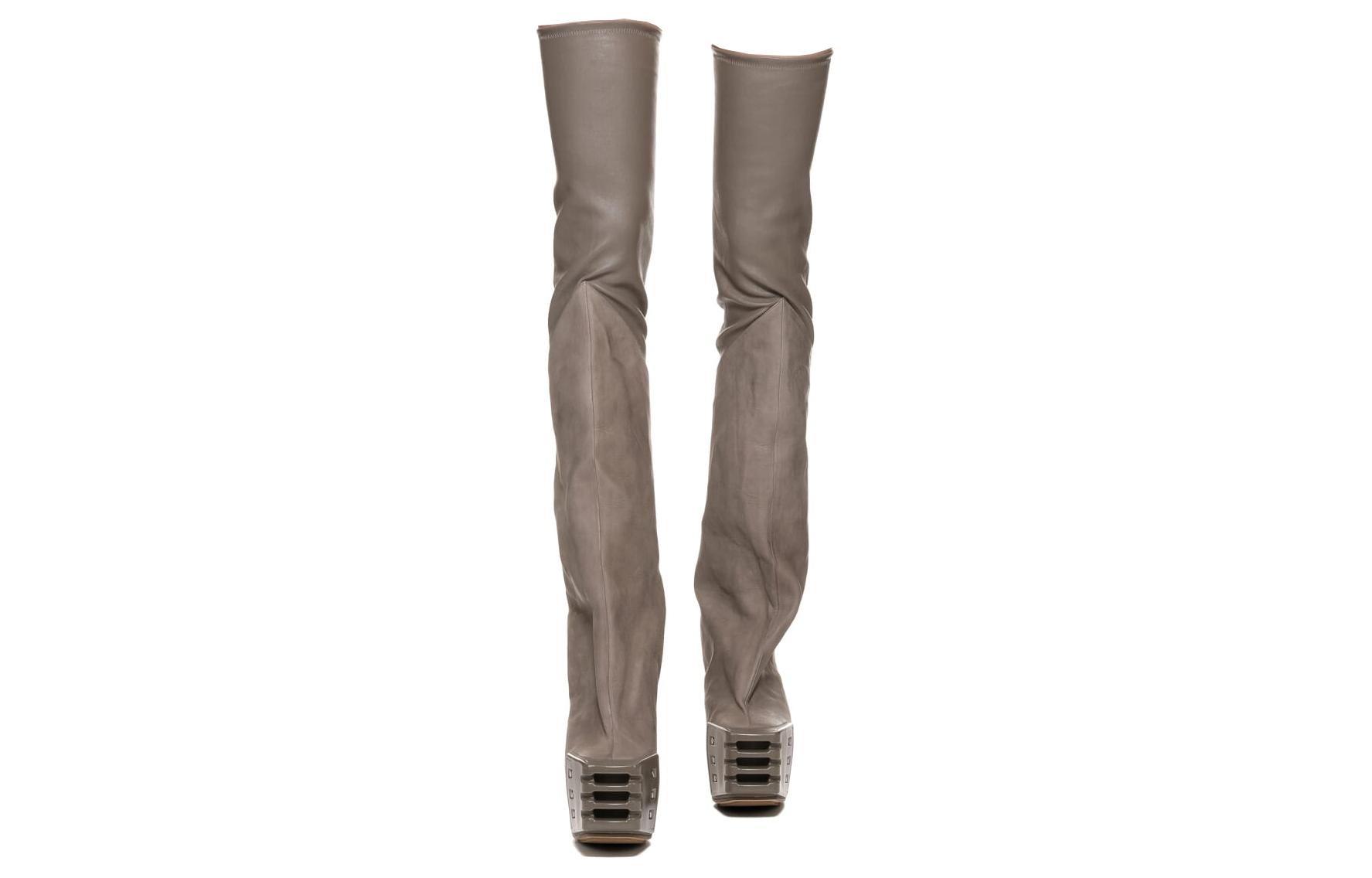 (W) Rick Owens Over-The-Knee Boots 'CMFTable Simple Grey' 圖 4