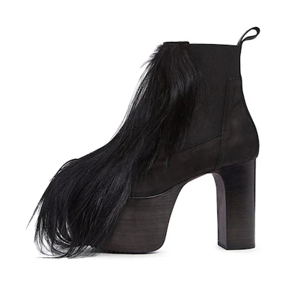 (W) Rick Owens Performa Ankle Boot 'Goat Kiss Black'
