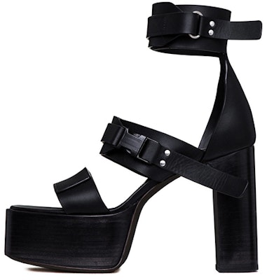 (Women) Rick Owens Platform High-Heeled 'Black' RP21S3840LBO-09 Buy (Women) Rick Owens Platform High-Heeled 'Black' RP21S3840LBO-09