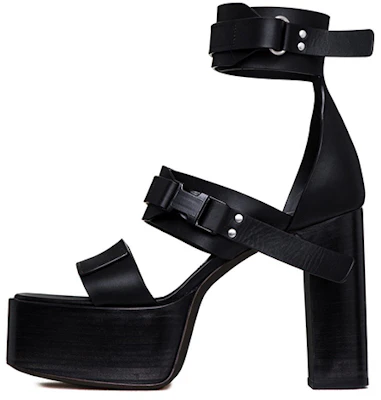 (W) Rick Owens Plataforma de Tacón Alto 'Negro' RP21S3840LBO-09 Buy (W) Rick Owens Plataforma de Tacón Alto 'Negro' RP21S3840LBO-09