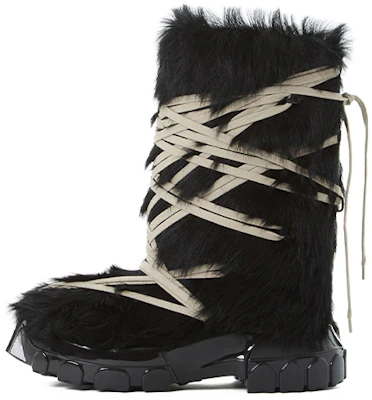 (W) Rick Owens Sepatu Booth Kulit Pony Hitam' RP02A7889LHL-99P Buy (W) Rick Owens Sepatu Booth Kulit Pony Hitam' RP02A7889LHL-99P
