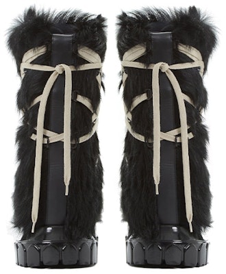 Buy (Women) Rick Owens Pony Hair Ankle Boots 'Black' RP02A7889LHL Buy (Women) Rick Owens Pony Hair Ankle Boots 'Black' RP02A7889LHL