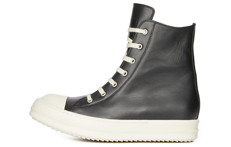 (Women) Rick Owens Ramones High 'Black Milk' RP02B6890-LPO-911
