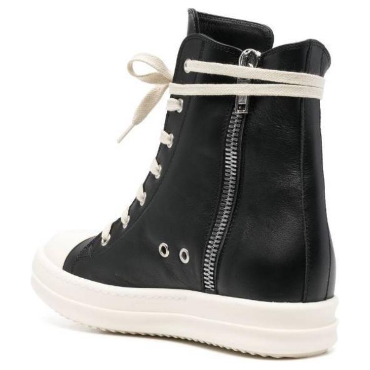 Lookbook (Women) Rick Owens Ramones High 'Black Milk' RP02B6890-LPO-911