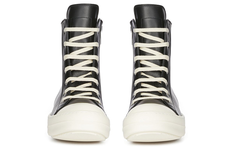 Shop (Women) Rick Owens Ramones High 'Black Milk' RP02B6890-LPO-911