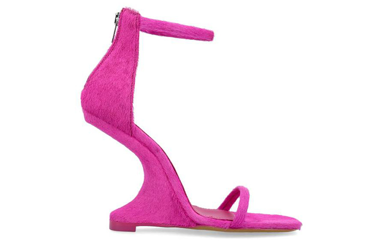 Order (Women) Rick Owens RO 'Pink Open Toe Zip' RP01C5809LHL-13