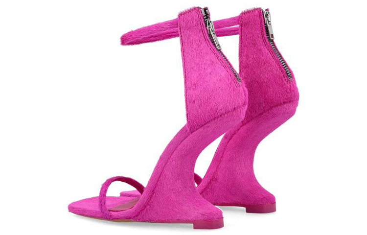 (W) Rick Owens RO 'Pink Open Toe Zip' 圖 4