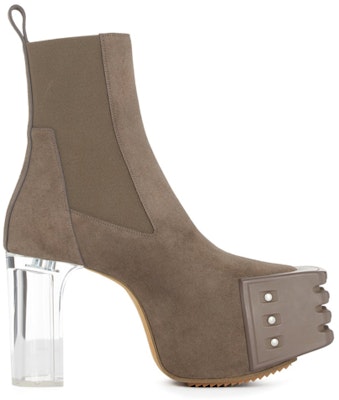 (W) Rick Owens RO Crusta 'Boot Chelsea Hak Platform Abu-Abu' RO02B6843LCCGR-34340 Order (W) Rick Owens RO Crusta 'Boot Chelsea Hak Platform Abu-Abu' RO02B6843LCCGR-34340