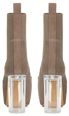 (W) Rick Owens RO Crusta 'Boot Chelsea Hak Platform Abu-Abu' RO02B6843LCCGR-34340 Shop (W) Rick Owens RO Crusta 'Boot Chelsea Hak Platform Abu-Abu' RO02B6843LCCGR-34340