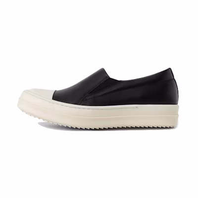(W) Rick Owens RO Fogachine 'Black Full-Grain Leather'