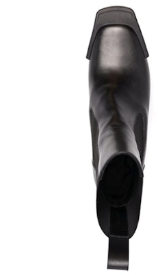 (W) Rick Owens RO 黑色烤牛皮高跟切尔西靴 RP02B6843LCGGR-990 Shop (W) Rick Owens RO 黑色烤牛皮高跟切尔西靴 RP02B6843LCGGR-990