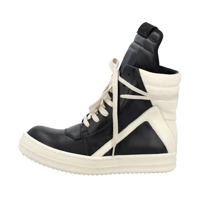 (W) Rick Owens RO High-Top 'Black and White Colorblock'