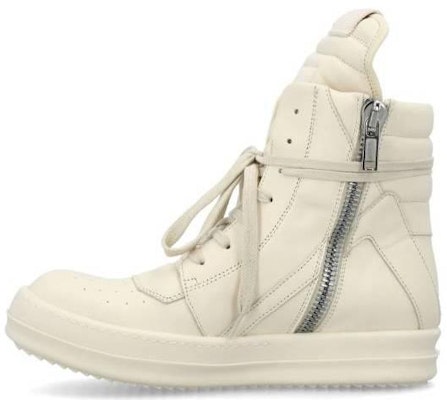 (Women) Rick Owens RO High-Top Sneaker 'White Leather' 23ARP02C1894LPO1111 Buy (Women) Rick Owens RO High-Top Sneaker 'White Leather' 23ARP02C1894LPO1111