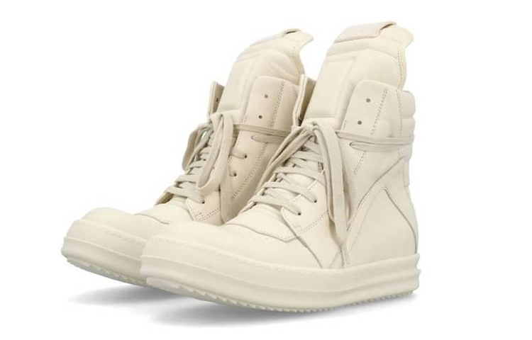 Lookbook (W) Rick Owens RO High-Top Sneaker 'Kulit Putih' 23ARP02C1894LPO1111