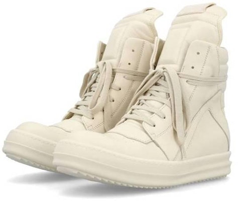 (Women) Rick Owens RO High-Top Sneaker 'White Leather' 23ARP02C1894LPO1111 Lookbook (Women) Rick Owens RO High-Top Sneaker 'White Leather' 23ARP02C1894LPO1111