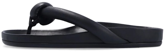 (Women) Rick Owens RO Leather Padded Strap Slide Sandals 'Black' RP01B4839LLP-09 (Women) Rick Owens RO Leather Padded Strap Slide Sandals 'Black' RP01B4839LLP-09