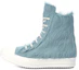 Buy (Women) Rick Owens RO Runway High-Top Sneaker 'Blue Fur Zip' RO02B6890LHL-5611