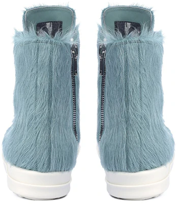 (Women) Rick Owens RO Runway High-Top Sneaker 'Blue Fur Zip' RO02B6890LHL-5611 Shop (Women) Rick Owens RO Runway High-Top Sneaker 'Blue Fur Zip' RO02B6890LHL-5611
