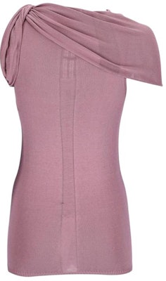 (Women) RICK OWENS RO Slim Fit Sleeveless Tee Women Grey Pink RO01D2680VI-63 Lookbook (Women) RICK OWENS RO Slim Fit Sleeveless Tee Women Grey Pink RO01D2680VI-63