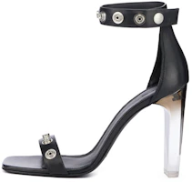 (Women) Rick Owens RO Snaps 11 Sandals 'Black Sheepskin Open-Toe' RP01C5866LLP-990D (Women) Rick Owens RO Snaps 11 Sandals 'Black Sheepskin Open-Toe' RP01C5866LLP-990D