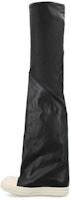 (Women) Rick Owens Round Toe Pull-On Over-The-Knee Boots 'Black' 23ARP02C1876LSLCG-911 (Women) Rick Owens Round Toe Pull-On Over-The-Knee Boots 'Black' 23ARP02C1876LSLCG-911