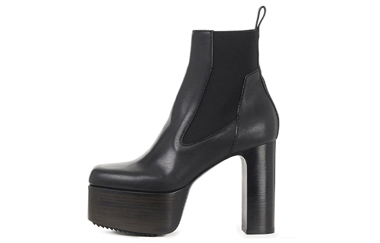 (W) Rick Owens Short Boots 'Black Fashion'