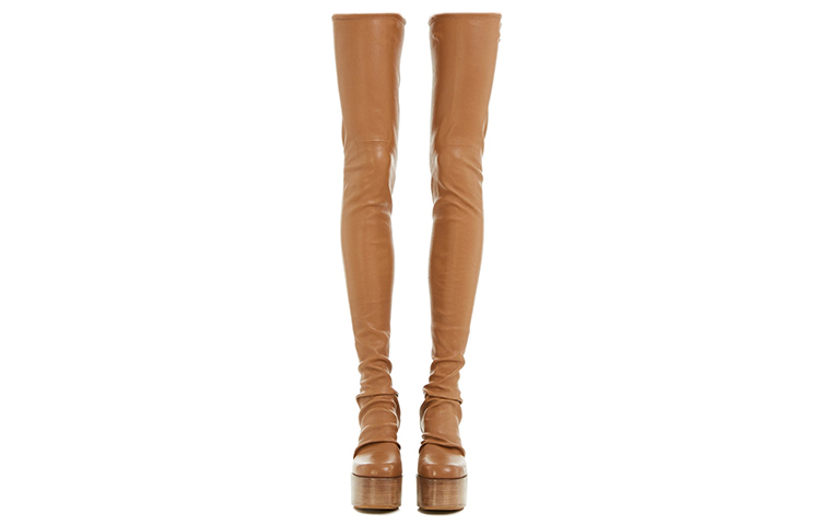 (W) Rick Owens Sock High 'Brown' 圖 3