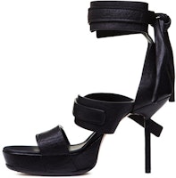 (Women) Rick Owens SS20 Tecuatl Sandals 'Black Studded Heel' RP20S1841LSL-09 (Women) Rick Owens SS20 Tecuatl Sandals 'Black Studded Heel' RP20S1841LSL-09