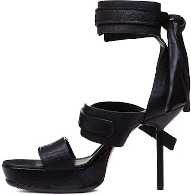 (Women) Rick Owens SS20 Tecuatl Sandals 'Black Studded Heel' RP20S1841LSL-09 Buy (Women) Rick Owens SS20 Tecuatl Sandals 'Black Studded Heel' RP20S1841LSL-09