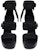 (W) Rick Owens SS20 Tecuatl Sandal Tumit Stud Hitam RP20S1841LSL-09
