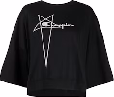 (Women) Rick Owens SS23 Black Graphic Long Sleeve Crewneck T-Shirt CW02C9404CHJEG (Women) Rick Owens SS23 Black Graphic Long Sleeve Crewneck T-Shirt CW02C9404CHJEG