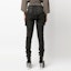 Shop (W) RICK OWENS SS23 皮帶細節緊身牛仔褲 女款 黑色 DS01C6312SDK-78