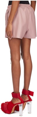 (W) Rick Owens SS24 側開衩中腰休閒短褲 灰粉色 RO01D2387LLP-63 Lookbook (W) Rick Owens SS24 側開衩中腰休閒短褲 灰粉色 RO01D2387LLP-63