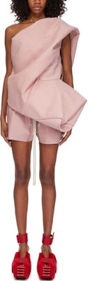 (W) Rick Owens SS24 側開衩中腰休閒短褲 灰粉色 RO01D2387LLP-63 Shop (W) Rick Owens SS24 側開衩中腰休閒短褲 灰粉色 RO01D2387LLP-63