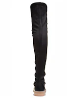 Shop RICK OWENS/RO 時尚簡約 高筒靴 女款 黑色