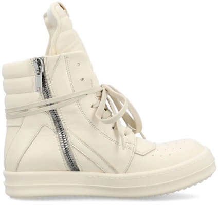 (W) Rick Owens Strobe Geobasket 'Milk' Lelaki Kasut RP02B6894-LPO-1111 Order (W) Rick Owens Strobe Geobasket 'Milk' Lelaki Kasut RP02B6894-LPO-1111