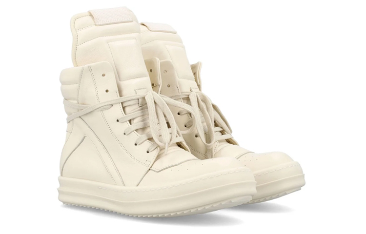(W) Rick Owens Strobe Geobasket 'Milk' 圖 3