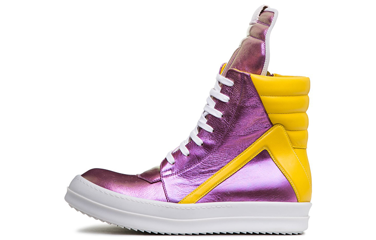 (W) Rick Owens Tectecl Rose Gold 'Iris Leather'