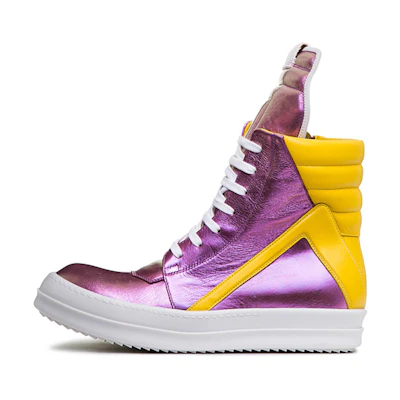 (W) Rick Owens Tectecl Rose Gold 'Iris Leather'