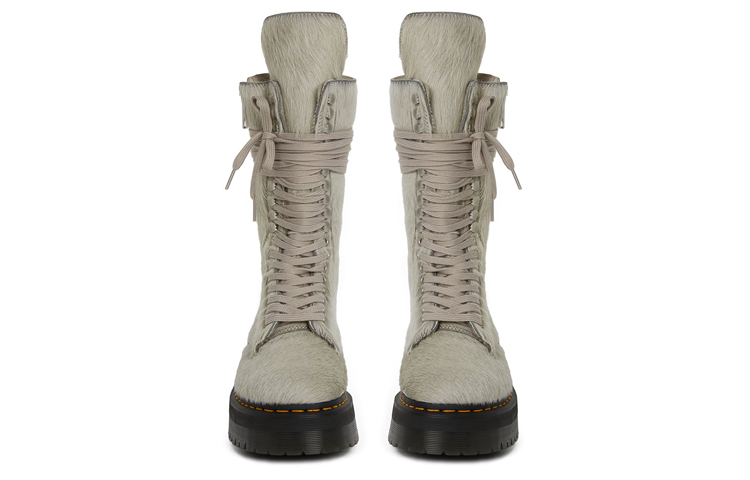 Lookbook (W) Rick Owens x Dr. Martens Boot Pendek 'Pearl Fur' DW02B38010049-08
