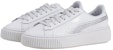 (W) Puma Basket Platform Kelabu Bling 367237-02