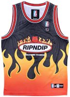 RIPNDIP SS23 Flame Graphic Tank Top Black RND9011 RIPNDIP SS23 Flame Graphic Tank Top Black RND9011