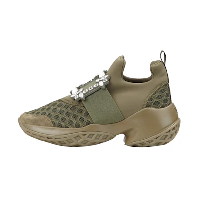 (W) Roger Vivier 'Army Green Buckle'