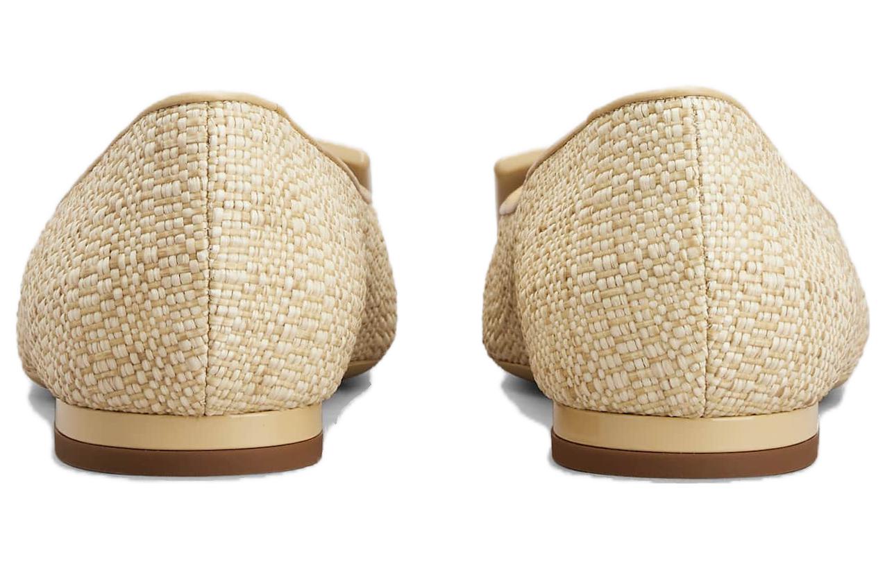 (W) Roger Vivier 'Beige Fabric Pointed-Toe CMFT Casual Flat' 圖 5