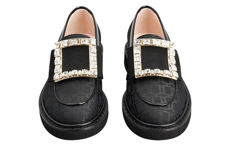 (W) Roger Vivier 'Black Crystal Buckle Loafer' 圖 3