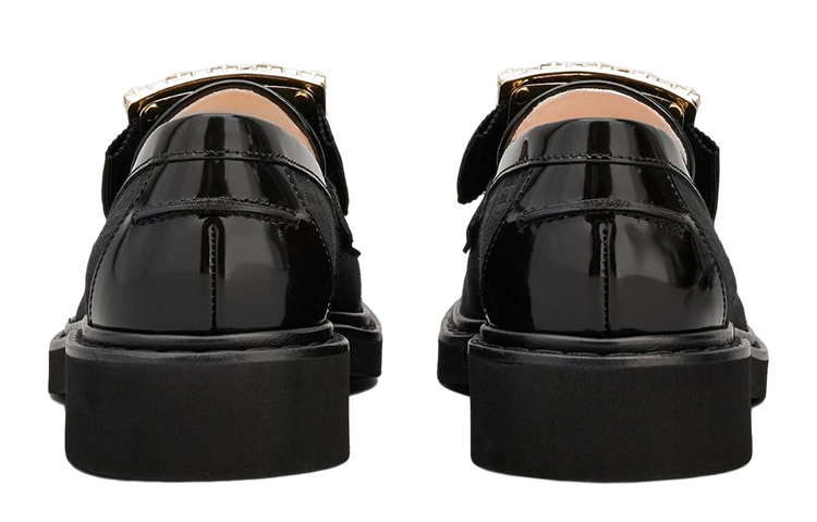 (W) Roger Vivier 'Black Crystal Buckle Loafer' 圖 4